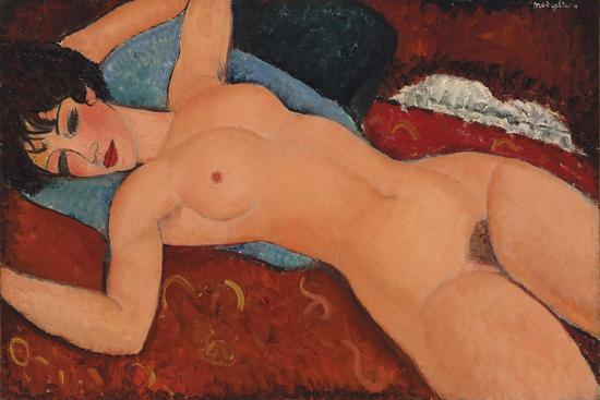Nu Couché - c. 1917-18 | Amadeo Modigliani