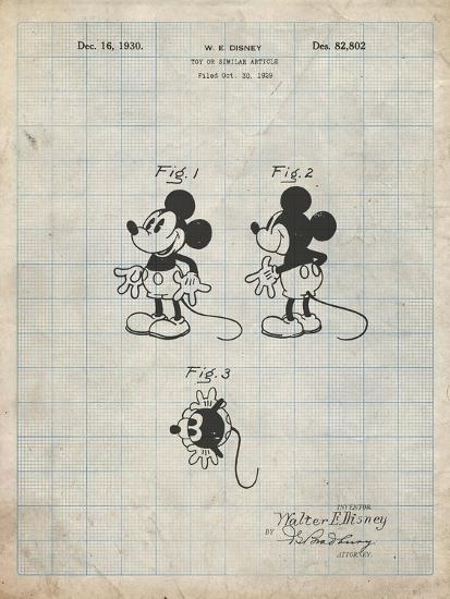 Mickey Mouse 1929 Patent Poster