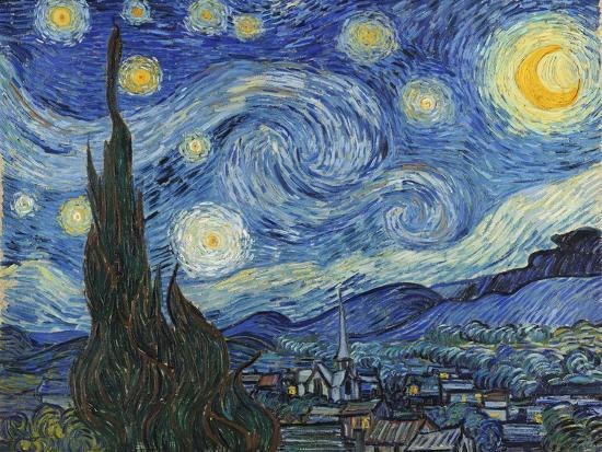 The Starry Night - c. 1889 | Vincent Van Gogh